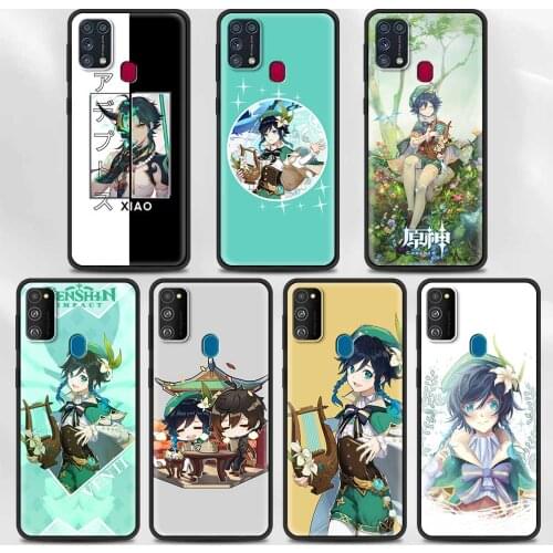 Genshin Impact Venti Game For Samsung M31 Case 6.4" Soft Silicon Cover for Galaxy M30 M51 A21s A50 A51 A71 Phone Shell Bumper