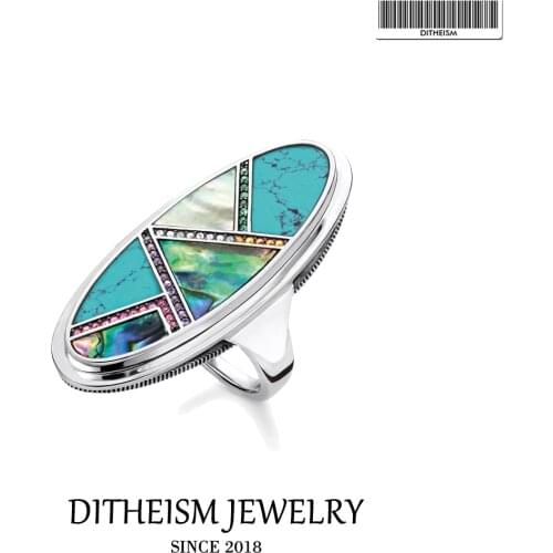 Ring Lucky Meaningful Statements Oval Design 925 Sterling Silver 2021 Brand New Fine Jewerly Mystical Powerful Bijoux For Women