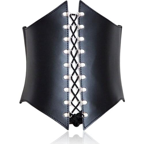 New Fashion Sexy Women Do Not Copy The Back Of The Leather Adjustable Back Binding Couples Flirt Love Products Leather Material