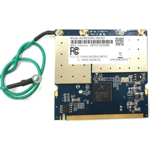 New Compex WLM200N5-26ESD module 2.4G+5.8G 2*2 WIFI CARD Atheros 9220 AR9220 802.11an mini PCI interface wireless card