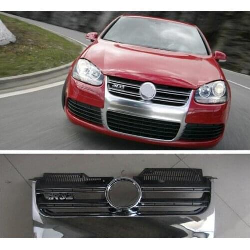 High quality ABS Mesh Grille Trim Racing Grills Fits For Golf5 Golf 5 MK5 R32 2005 2006 2007 2008 2009