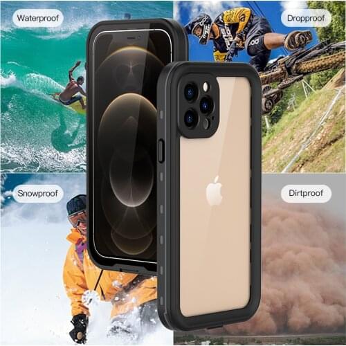 Redpepper IP69K Waterproof case For Apple iphone 12 Pro Max 12 Mini 12 Pro Underwater 3m Water Proof Shockproof Hard Case