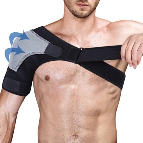 Adjustable Shoulder Brace Support Strap Wrap Belt Band Pad Shoulder Care Bandage Shoulder Bursitis Tendinitis Strain Hot Cold