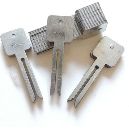 TOY40 NE78 HU92 Lishi Key Cutter Engraved Line Blank Car Key Blade with Scale Shearing Teeth