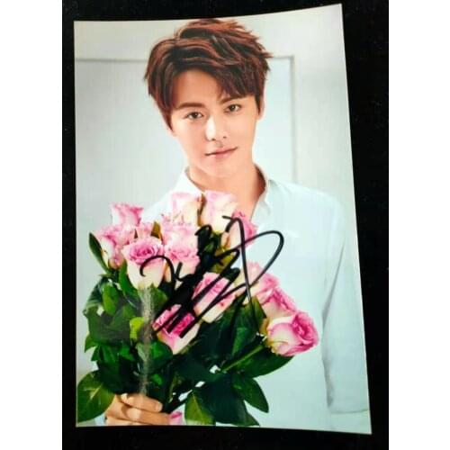 Hand signed Ray Ma Tianyu autographed photo 4*6 Chinese star free ship 032021