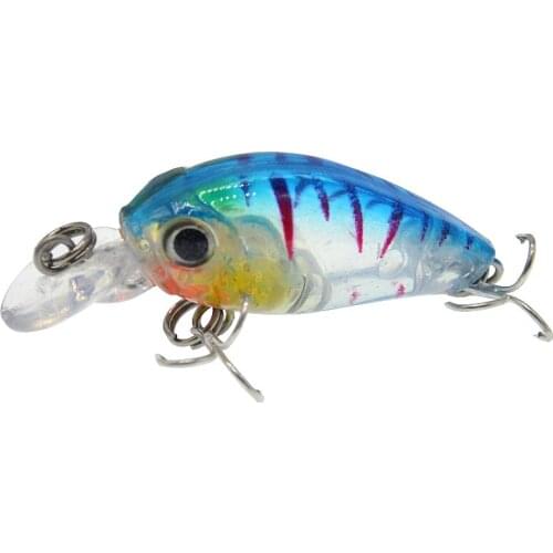WLDSLURE 4.5cm/3.5g Fishing Lures rock Crank Bait Crankbait Minnow Bass Treble Hooks swim Hard lure baits wobbler