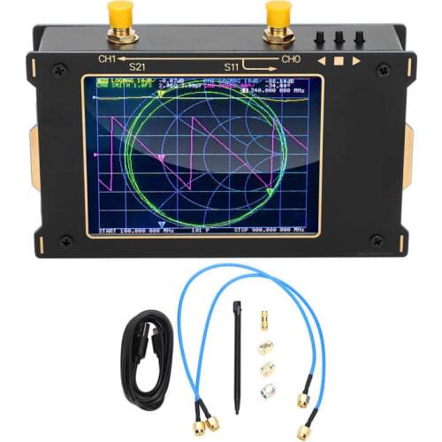 Aluminum Alloy NanoVNA-V2 Vector Network Analyzer 50kHz-3GHz Antenna Analyzer Device