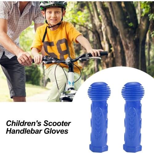 Bike Racing Bicycle Motorcycle Childrens Scooter Handlebar Gloves Soft Anti-slip Rubber Sleeve Carriage Bicycle Accessories