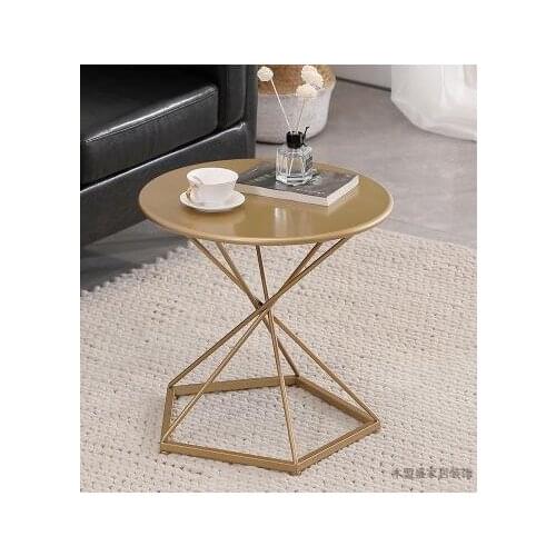 Side Nordic small coffee table modern minimalist living room mini sofa round table tea table corner table side bed table