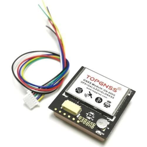 10PCS new products GN-806G 3.3-5V TTL UAV GPS +GALILEO +GLONASS Dual Mode GNSS Module Receive , Built-in FLASH,NMEA0183 TOPGNSS
