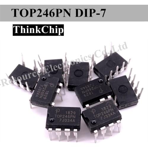 10pcs) TOP246PN DIP-7 TOP246P DIP7 TOP246 TOPSwitch-GX Family Extended Power Integrated Off-line Switcher