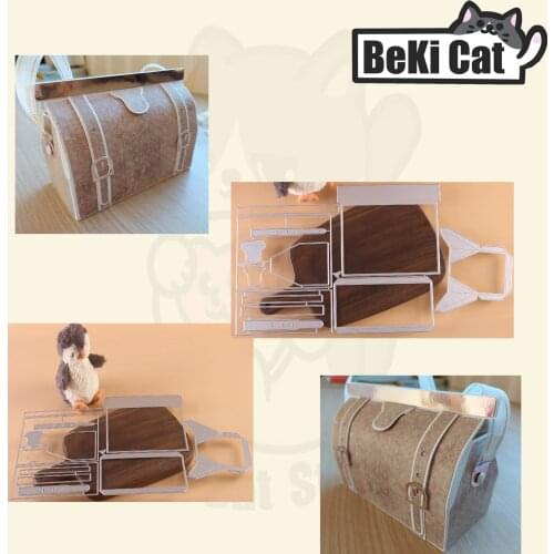 3D Doctors Bag Cutting die set Metal Cutting Dies Stencils for DIY Scrapbooking photo album Decorative DIY Paper Cards