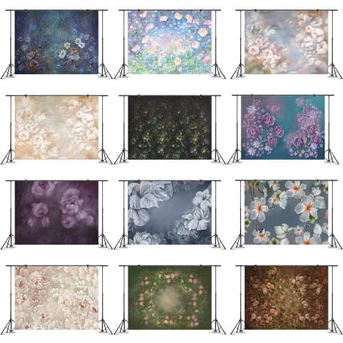 MOCSICKA Abstract Texture Flowers Newborn Baby Photography Backdrops Floral Children Birthday Photocall Background Photo Studio