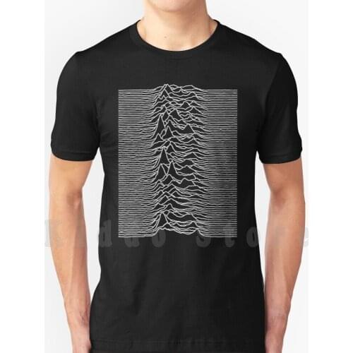 Unknown Pleasures T Shirt DIY Big Size 100% Cotton Unknown Pleasures Joy Division Ian Curtis Peter Hook Bernard Sumner Stephen
