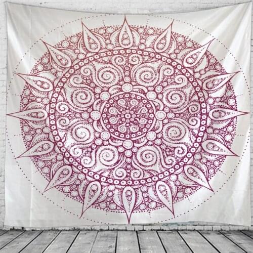 Indian Mandala Tapestry Wall Hanging Sandy Beach Throw Rug Blanket Camping Tent Travel Mattress Bohemian Tapestri