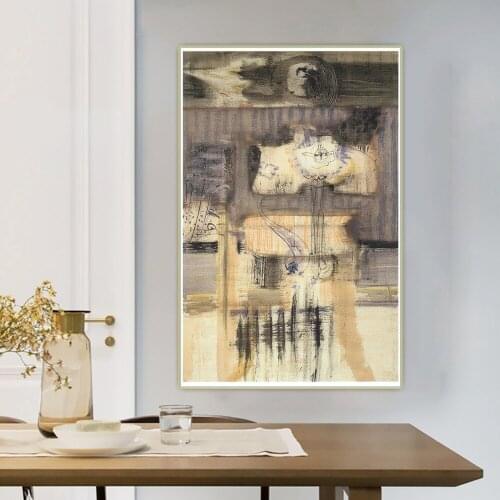 Citon Mark Rothko《Untitled.3》Canvas Art Oil Painting Abstract Artwork Painting Decorative Picture Wall Decor Home Decoration