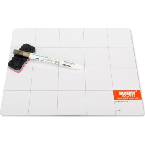 Magnetic Project Mat 250*200mm Screw Work Pad With Oily Pen Eraser For Cell Phone Laptop Tablet Repair Tools Mat