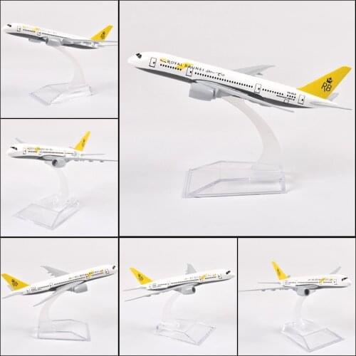 JASON TUTU 16CM Royal Brunei Boeing 787 Plane Model Airplane Model Aircraft Model Diecast Metal Airplanes Model 1:400 Plane Toy