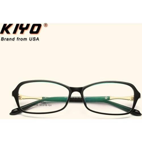 KIYO Brand 2020 New Women Men Fashion Optical Frame TR90 Eyeglasses Frames Square Spectacles Glasses High Quality Eyewear 8200