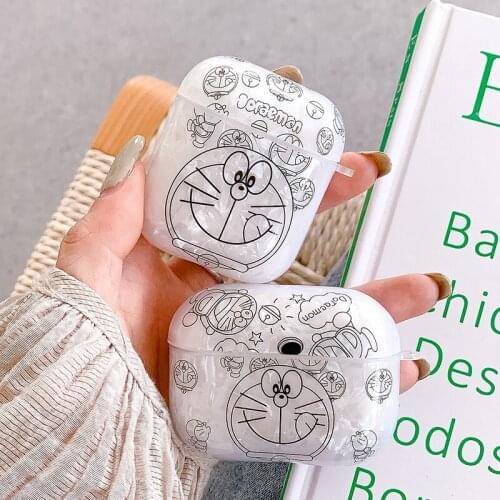 Anime Transparent Silicone Shell Case for Airpods 1 2 Cartoon Cute Case for Airpods Pro Wireless Earphone Cover Charging Box