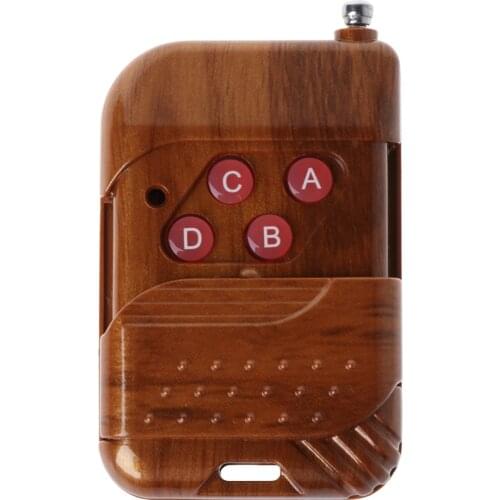 315/433Mhz Universal Wireless Copy Code Remote Control Controller 4 Channel Electric Cloning Gate Garage Door Auto Keychain