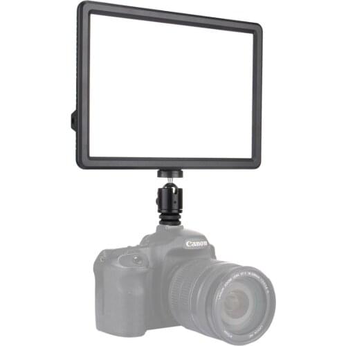 PULUZ 152 SMD 2835 LEDs 230-840LM 3000-4500K Dimmable Studio Light Video & Photo Light for Canon, Nikon, DSLR Cameras