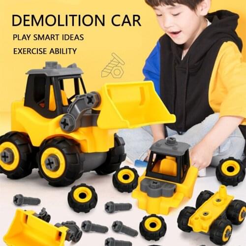 DIY Disassembly Combination Screw Car Models Assembled Engineering Educational Childrens Toy Car Boy Toy Gift