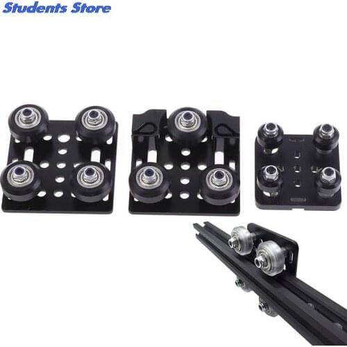 3D Printer V Gantry Plat Set Slide Plate Pulley For 2020 /2040 V-slot Wheels