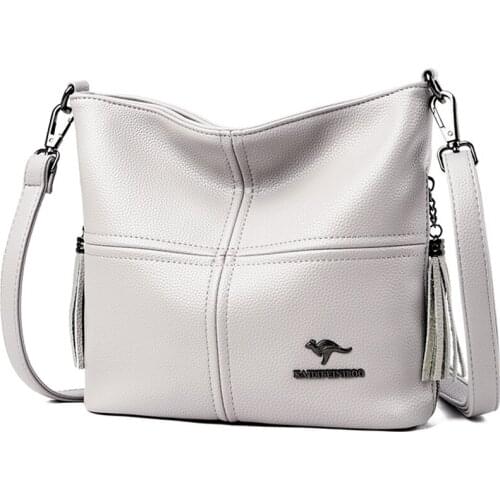 Messenger Shoulder Crossbody Bags for Women 2021 Winter Style Soft Leather Luxury Handbags Women Bags Designer Woman