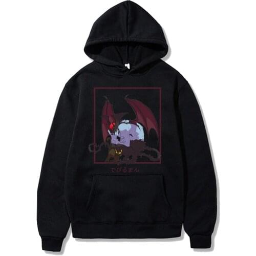 Mens Hoodie Sweatshirt Anime Devil Man Devilman Crybaby Print Hoodie Men Harajuku Akira Fudo Streetwear Unisex Sweatshirts Male