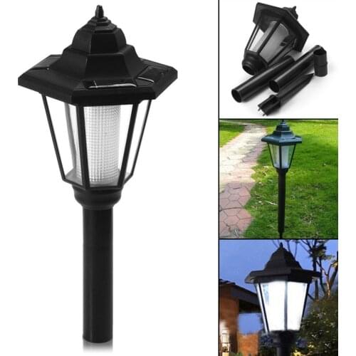 Outdoor Lawn Lamps Solar Power LED Path Way Landscape Decoration Street Light Walkway Lights Automatic Sensor Activates At Dusk