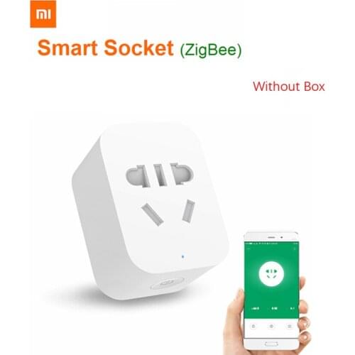 Xiaomi Mijia Original Smart Socket Plug Zigbee Mi Home WiFi Wireless Remote Adaptor Smart Socket Timer With APP Control Outlet