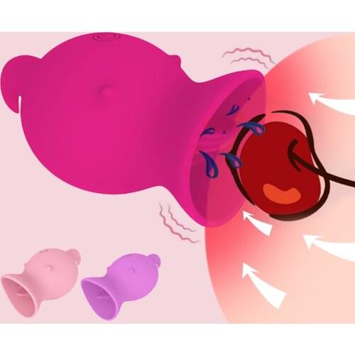 Tongue Lick Clitoris Vibrator 10 Speeds G Spot Stimulator Nipple Massager Oral Sex Toys for Women Female Masturbator Orgasm