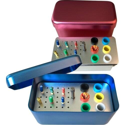 1 piece Dental Sterilization Disinfection Holder Container Box for Endo Files Gutta Percha & Absorbent Paper Points 36 Holes