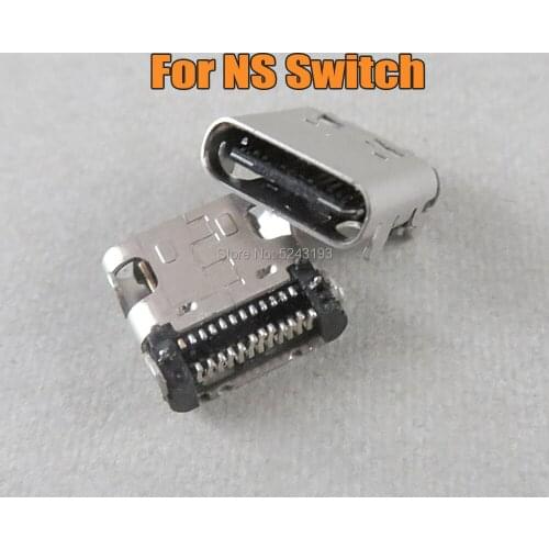 1pc Replacement Original Charger Port Socket Charging Port Power Connector Type-C Charger Socket for Nintend Switch NS Console