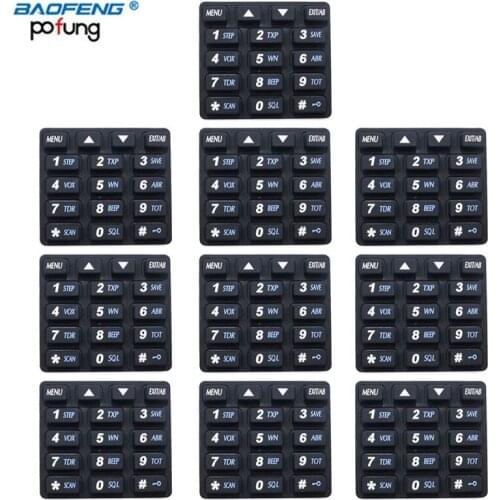 10PCS BAOFENG Walkie Taklie uv-82 Numeric Keypad Keyboard For Pofung RadioUV-82Plus UV-82HP UV-8HX UV-82L UV-8D Series