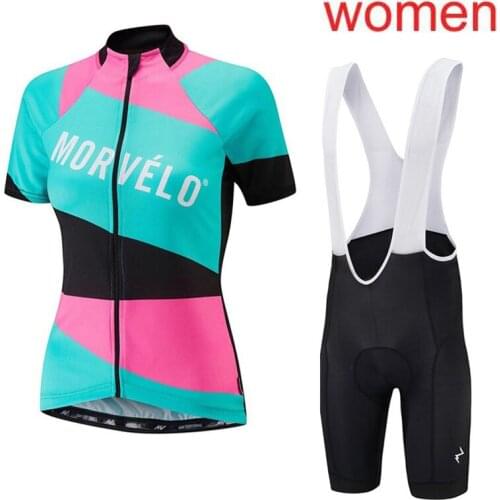 2019 cycling jersey suit womens summer quick dry bicycle outfits short sleeve Mountain bike clothing Outdoor Sportswear Y050605