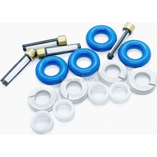 4Sets Fuel Injector Repair Kits for Hyundai Kia Accent Veloster Rio Soul FJ1146,4G2286,M1444,67753,4G2321,353102B110,353102B130