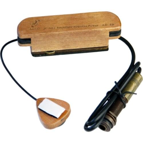Adeline AD-40 W-JAZZ series pickup acoustic magnetic soundhole pickup hand-made solid guitar pick holder