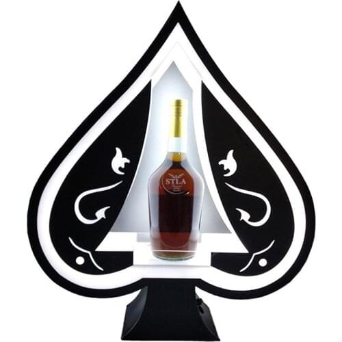 Sparkling wine holder champagne sparkling wine holder creative led Bergamot holder spade A-shaped wine holder