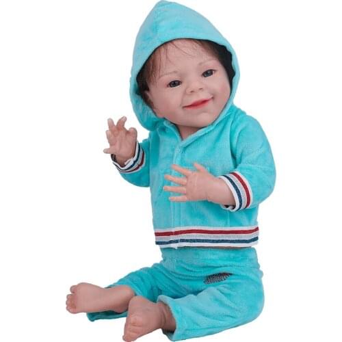 Popular Soft Body Reborn Doll With Cute Owl Hat Is The Best Gift For Children To Playmate