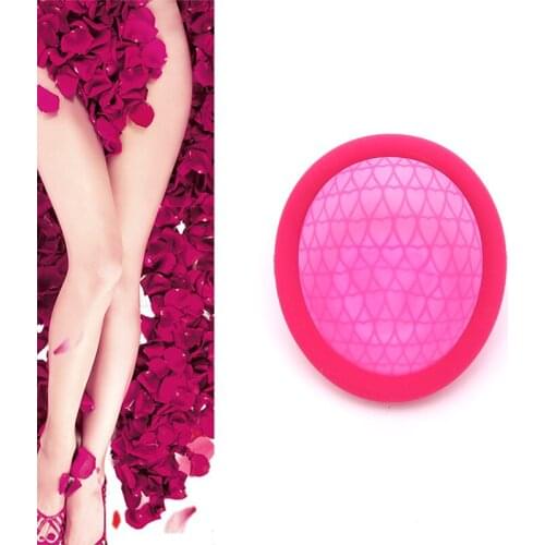 Reusable Disc Flat-fit Design Menstrual Cup with Extra-Thin Sterilizing Silicone Menstrual Disk Tampon/ Pad Alternative