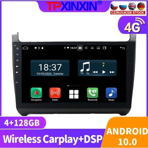Android 10 For Volkswagen POLO 2015 Car Radio Multimedia Video Recorder Player Navigation HeadUnit GPS Accessories Auto 2din DVD