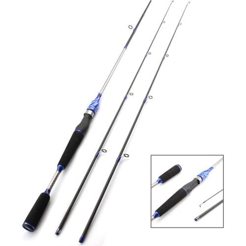 NEW 1.8 m carbon spinning casting Fishing rod 2 Segments rod M/ML action lure weight 7-25 g line 5-25lb Promotion