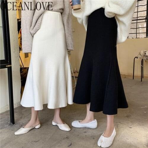 Женские трикотажные юбки Oceanlove China At AliExpress
