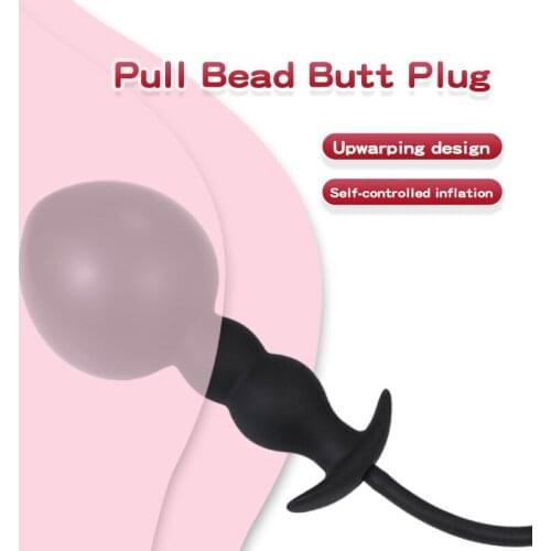 Super Huge Anal Plug Pump Male Prostate Massager Silicone Butt Plug Anus Extender Dilatador Anal Dildo SM Sex Toys for Women Men