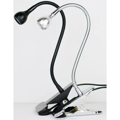LED Desk Lamps with Clips Flexible Tube style Reading Lighting Eye Protection Table Lamps Children Bedside Lights 85-265V EU/US