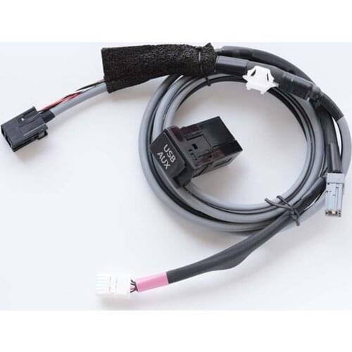 USB Switch AUX Input Cable For Camry Highlander RAV4 Corolla Miusic Date Transmission Cable