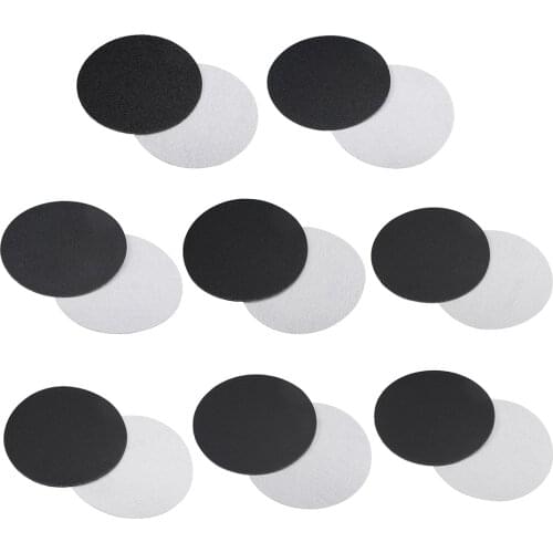 Uxcell 3 Pcs 6-Inch Hook and Loop Sanding Disc Wet / Dry Silicon Carbide 60/80/100/120/150/180/240/320 Grit