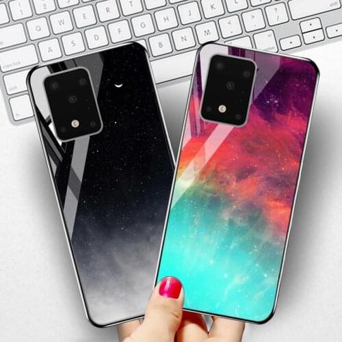 Tempered Glass Case For Samsung A51 Cases Samsung S21 Ultra S20 FE S10 Plus A71 A31 A41 A21s M51 M31s Note 20 10 Lite S10E Cover